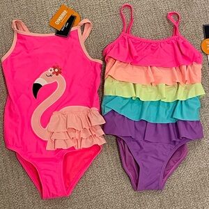 Girls Swimsuits- Size 6- New With Tags- Gymboree